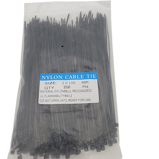 250 Black cable tie