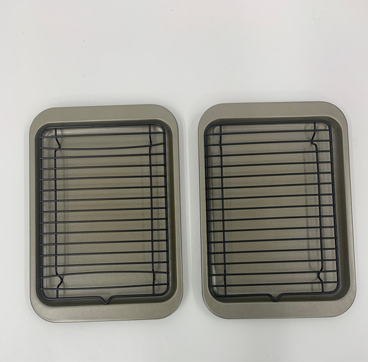 Set of 2 Roast & Broiler Pan