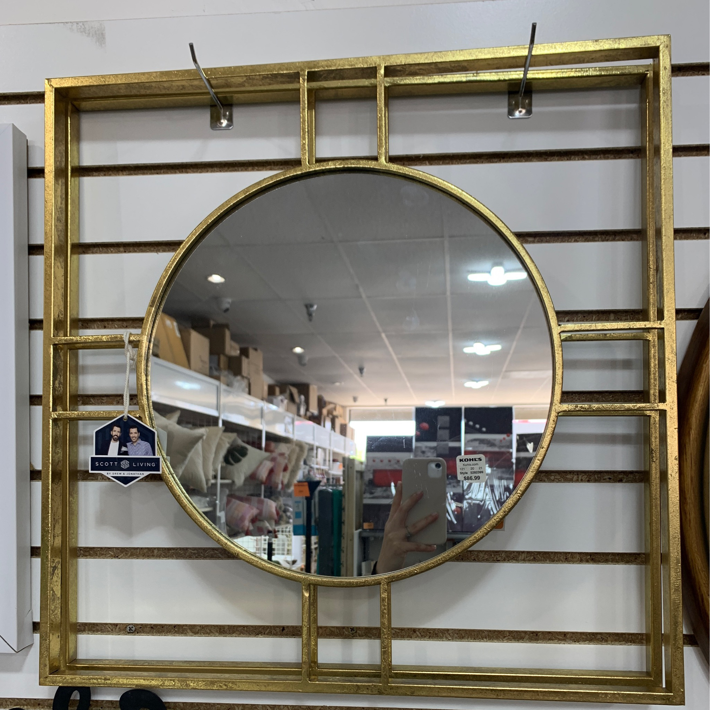 Scoot Living gold mirror