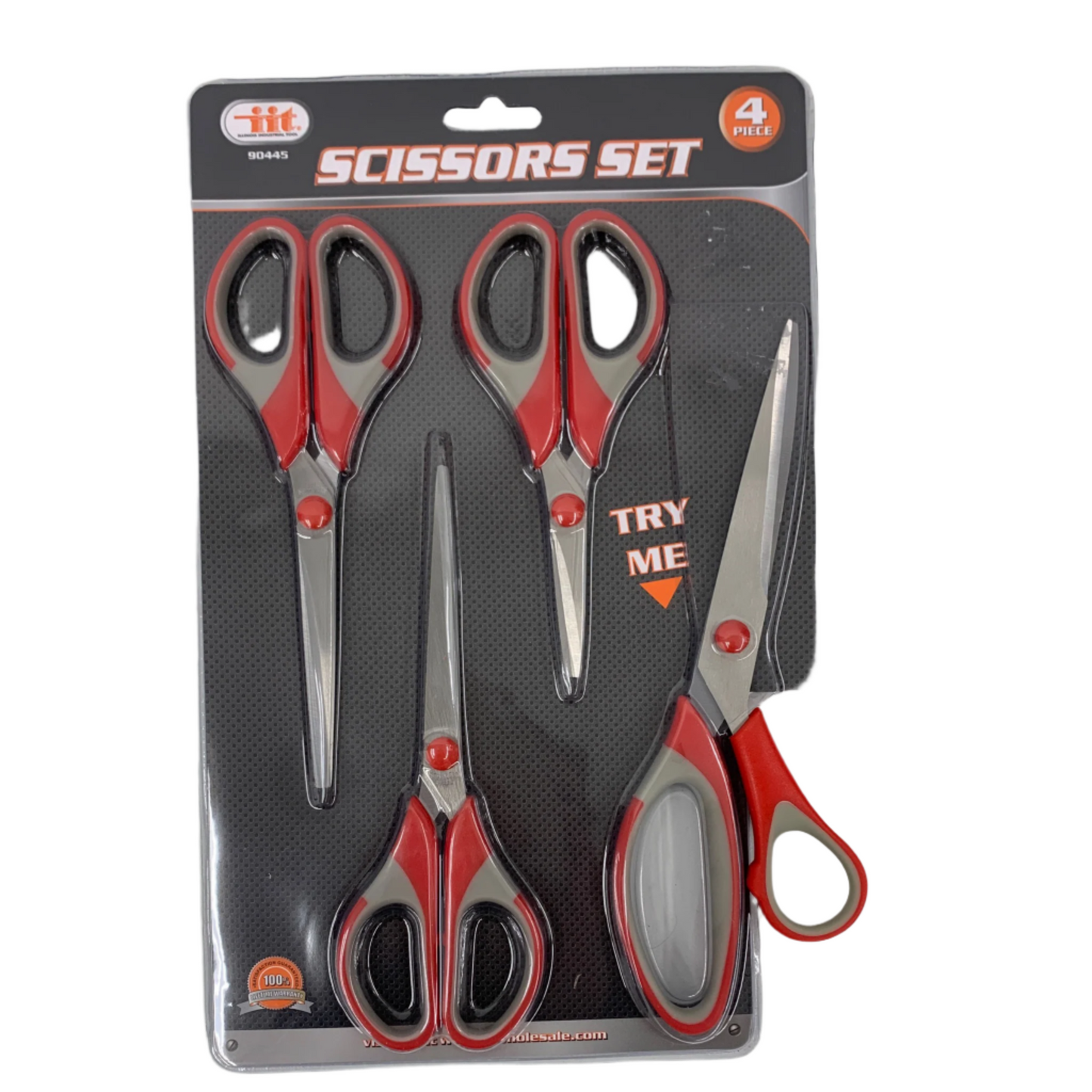 iiT Soft Grip 4pc Scissor Sets