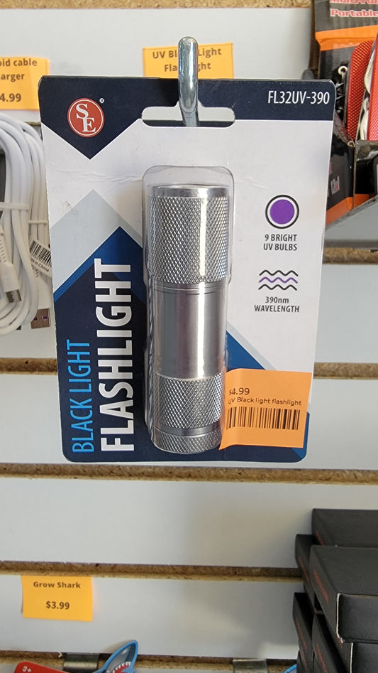 UV Black light flashlight