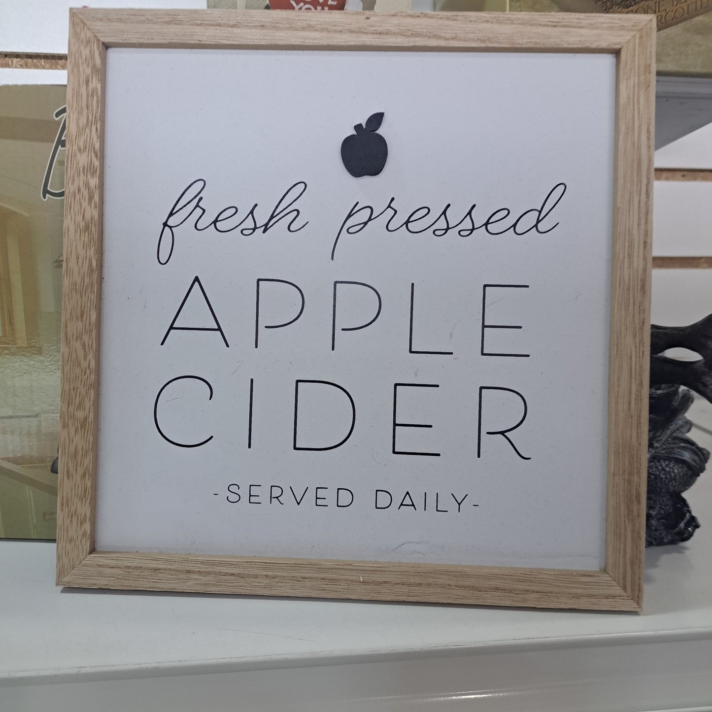 Apple cider sign