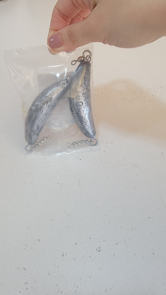 2-Pack 8 Oz. Fishing Sinkers