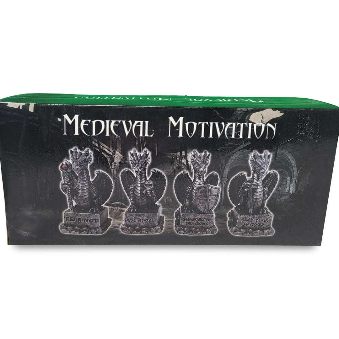 Dragons medieval motivation 4pc set