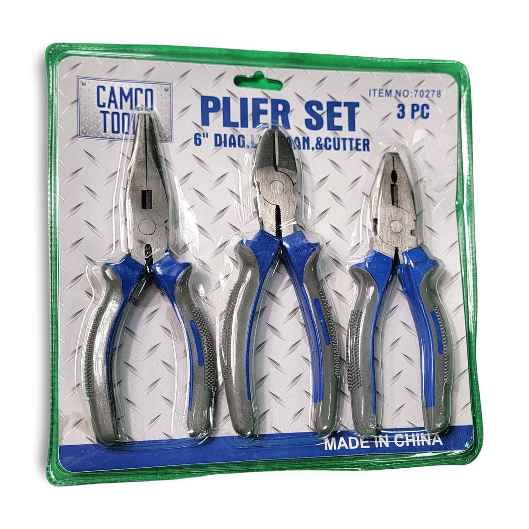 6" Camco Tools 3pc. Plier Sets