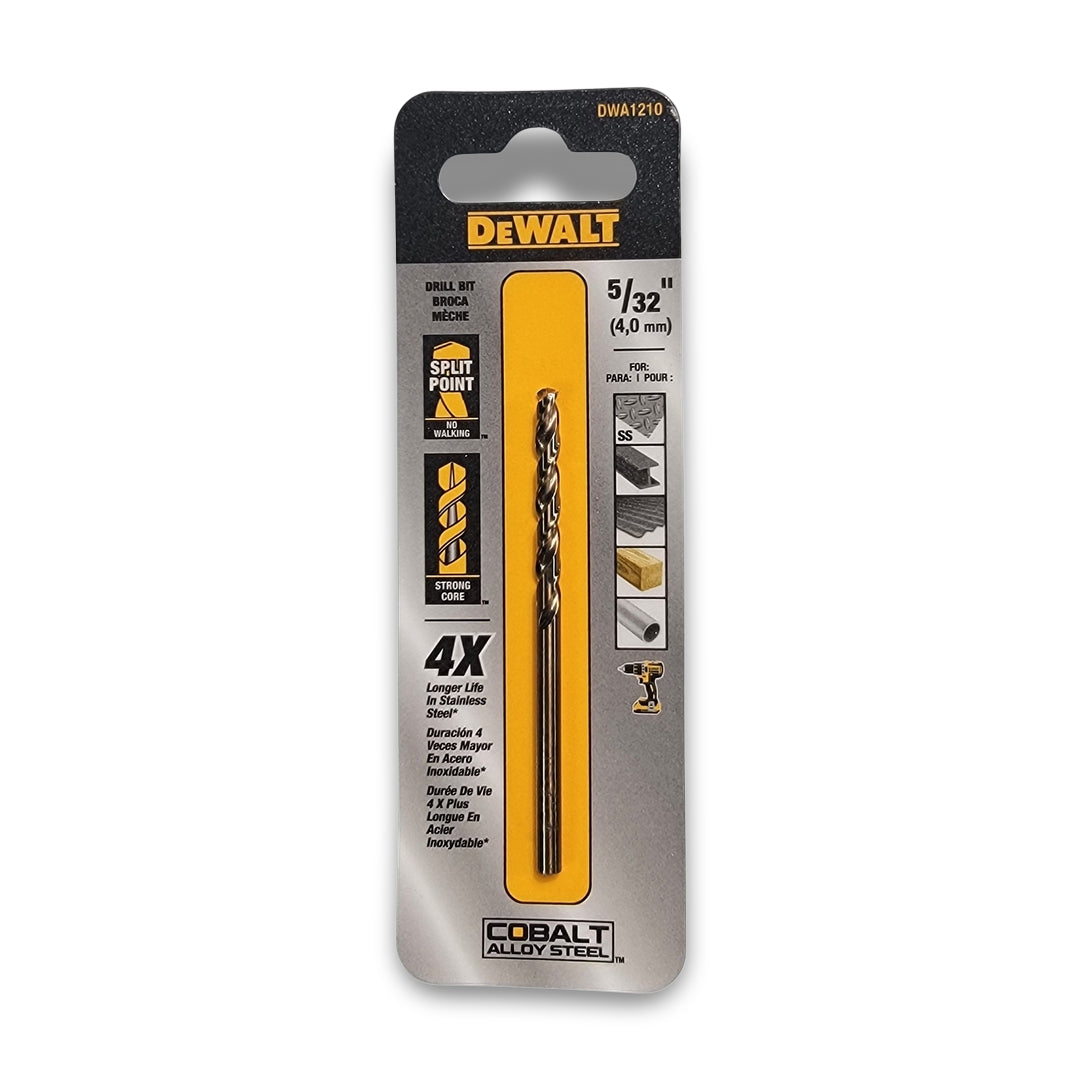 Dewalt 5/32 cobalt drill bit