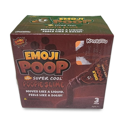 Emoji Poop 3-Pack Slime