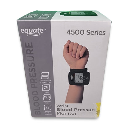 Equate 4500 Series Wrist Blood Pressure Monitor