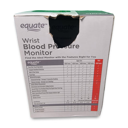 Equate 4500 Series Wrist Blood Pressure Monitor