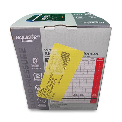 Equate 6500 Series Wrist Blood Pressure Monitor