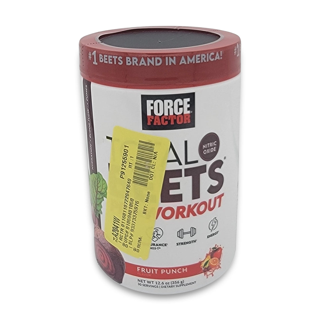 Force Factor Total Beets Pre-workout- Fruit Punch