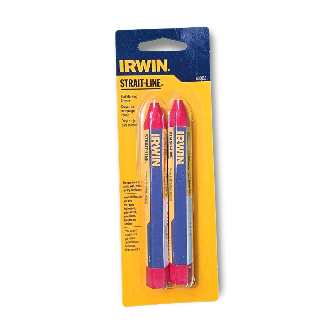 Irwin Strait-Line 2-Packs Red Marking Crayon