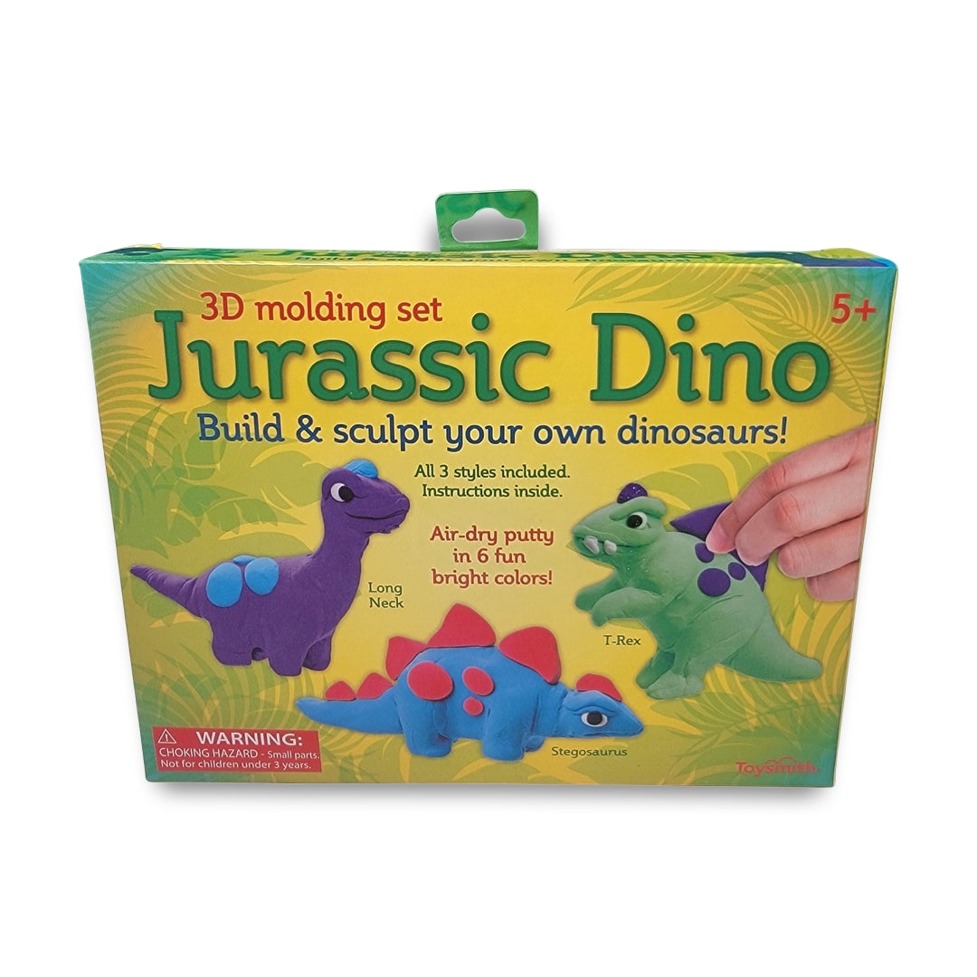 Toysmith Jurassic Dino 3D Putty Sculpting Set, Craft Kit