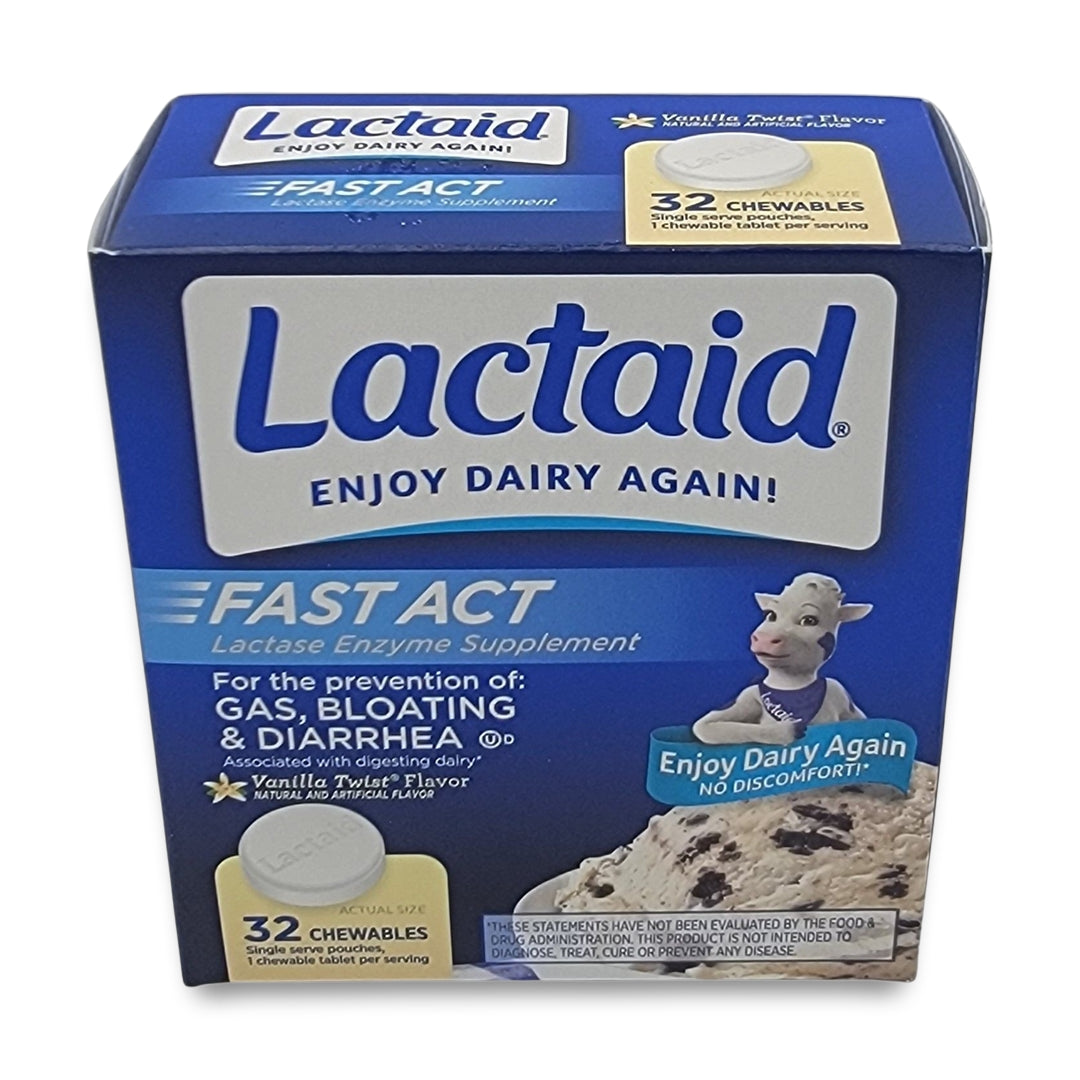 Lactaid Lactase enzyme supplement