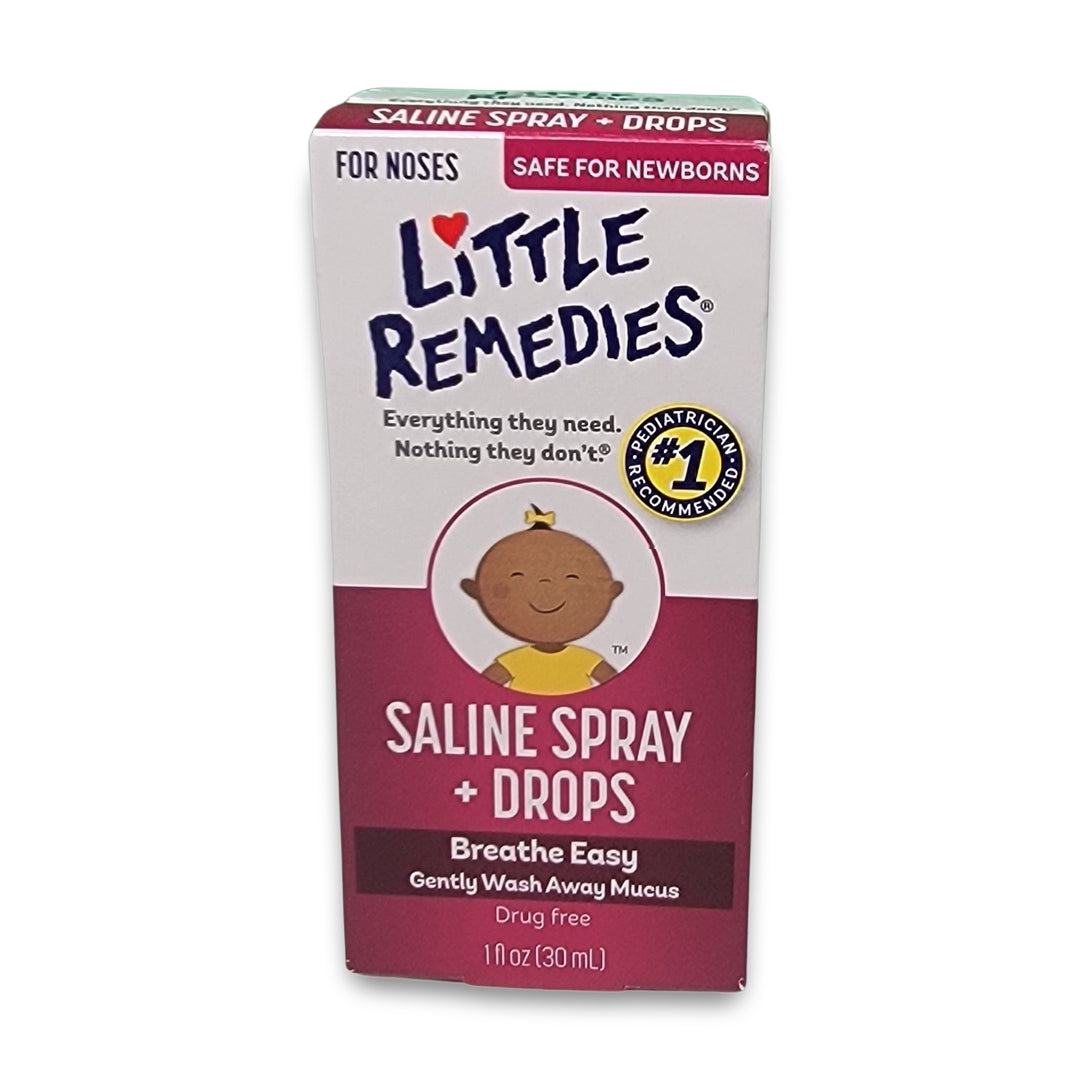 saline spray & drops little remedies