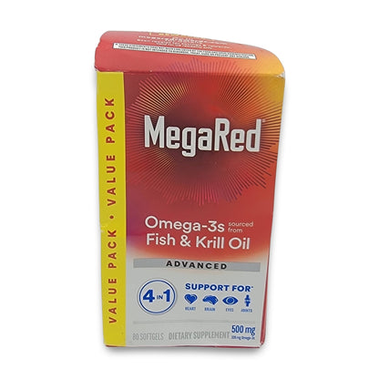 MegaRed Omega-3s Fish & Krill Oil Value Pack