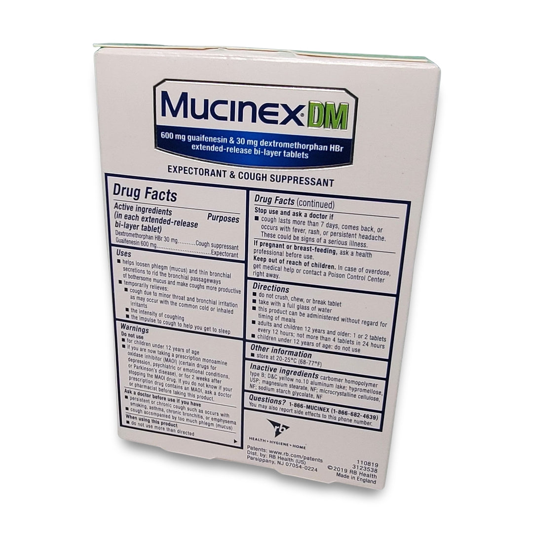 Mucinex DM Expectorant $ Cough Suppressant