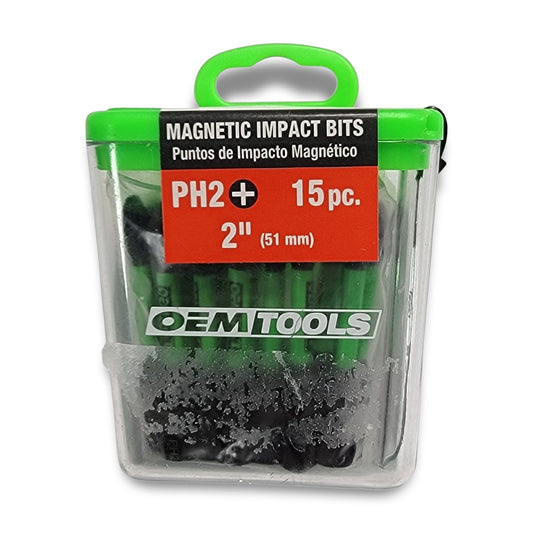 OEM 2" Magnetic impact bits 15pc