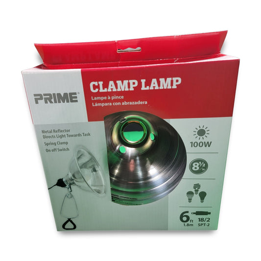 Prime Reflector Clamp Lamp