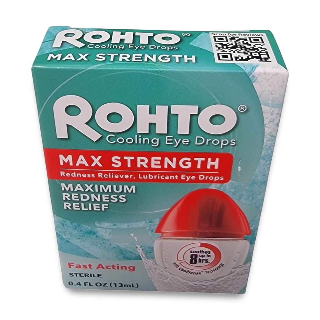 Rohto max strength cooling eye drops