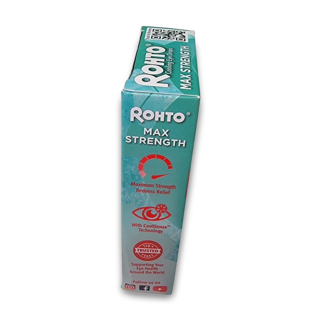 Rohto max strength cooling eye drops