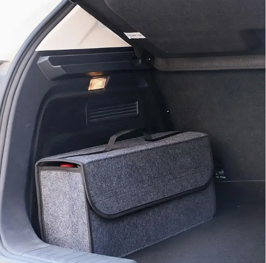 Foldable trunk organizer