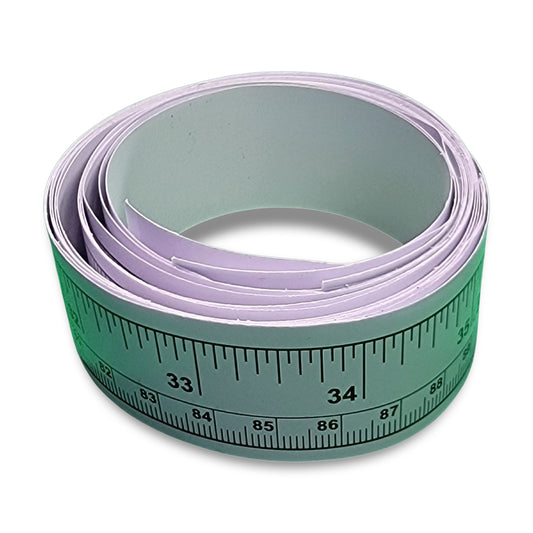 Self adhesive measuring tape