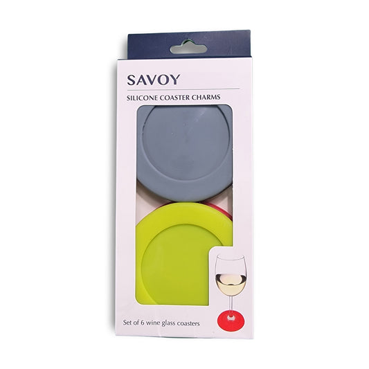 Savoy 6 silicone coaster charms