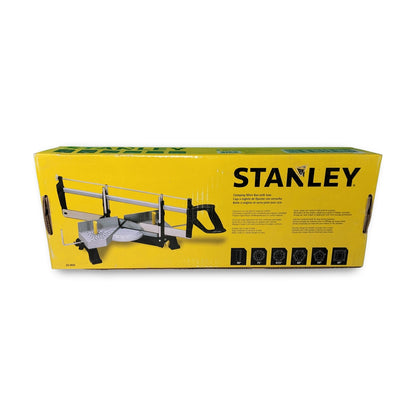 Stanley 27.75" Adjustable Angle Clamping Miter Box w/22" Saw