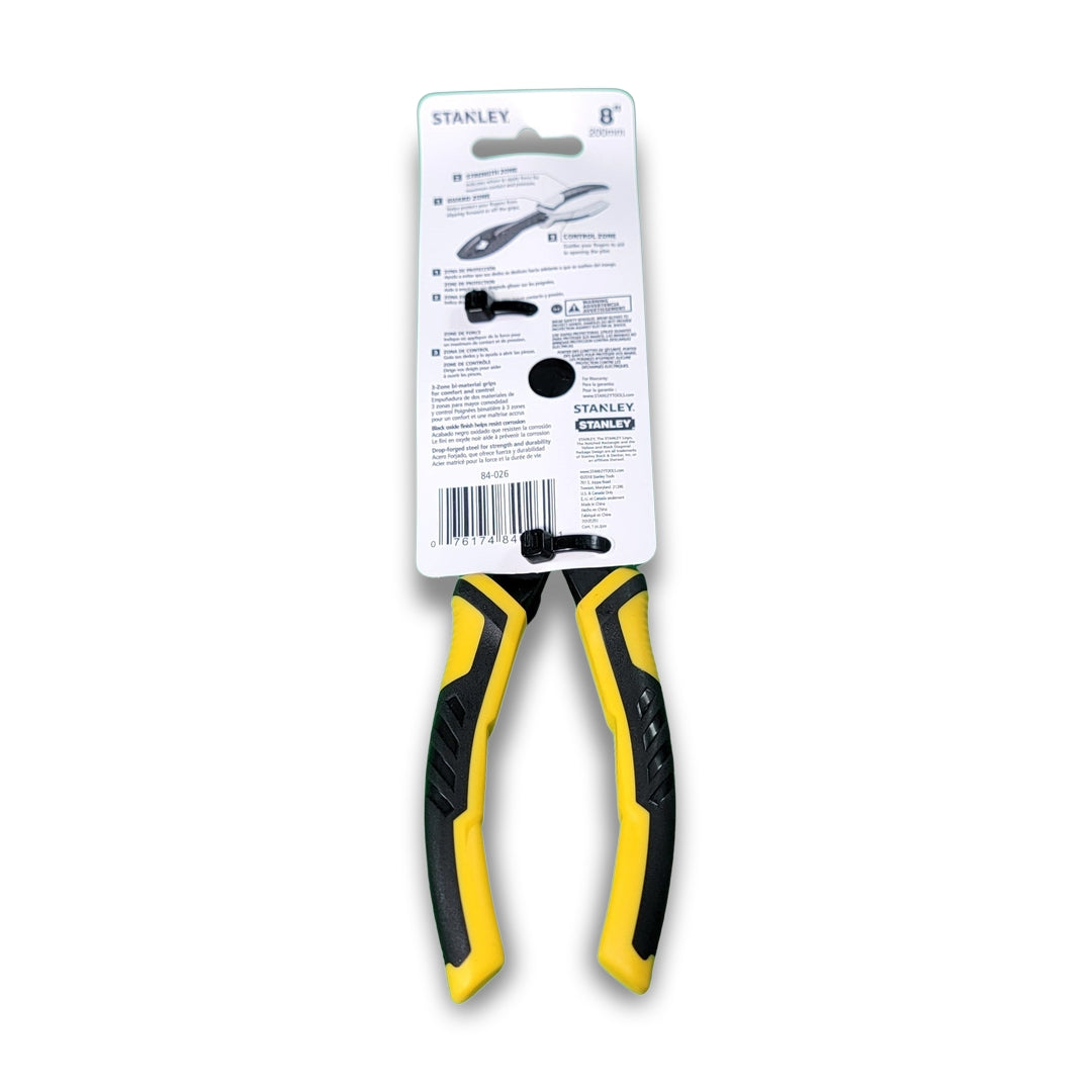 Stanley 8" slip joint pliers